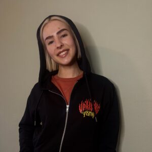 Mikina More Than Music Zip (black)